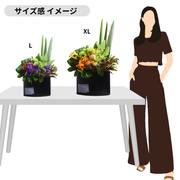 アレンジメント【バーティカルタイプ・Lサイズ】リクエスト可能