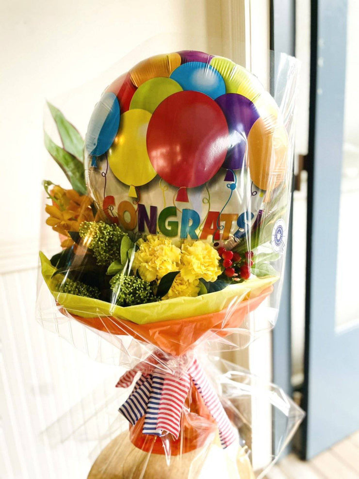 Congratulations!〈合格・卒業・入学祝い用花束〉 - BLOOM&STRIPES オンラインショップ