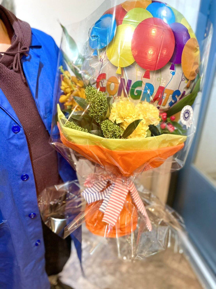Congratulations!〈合格・卒業・入学祝い用花束〉 - BLOOM&STRIPES オンラインショップ