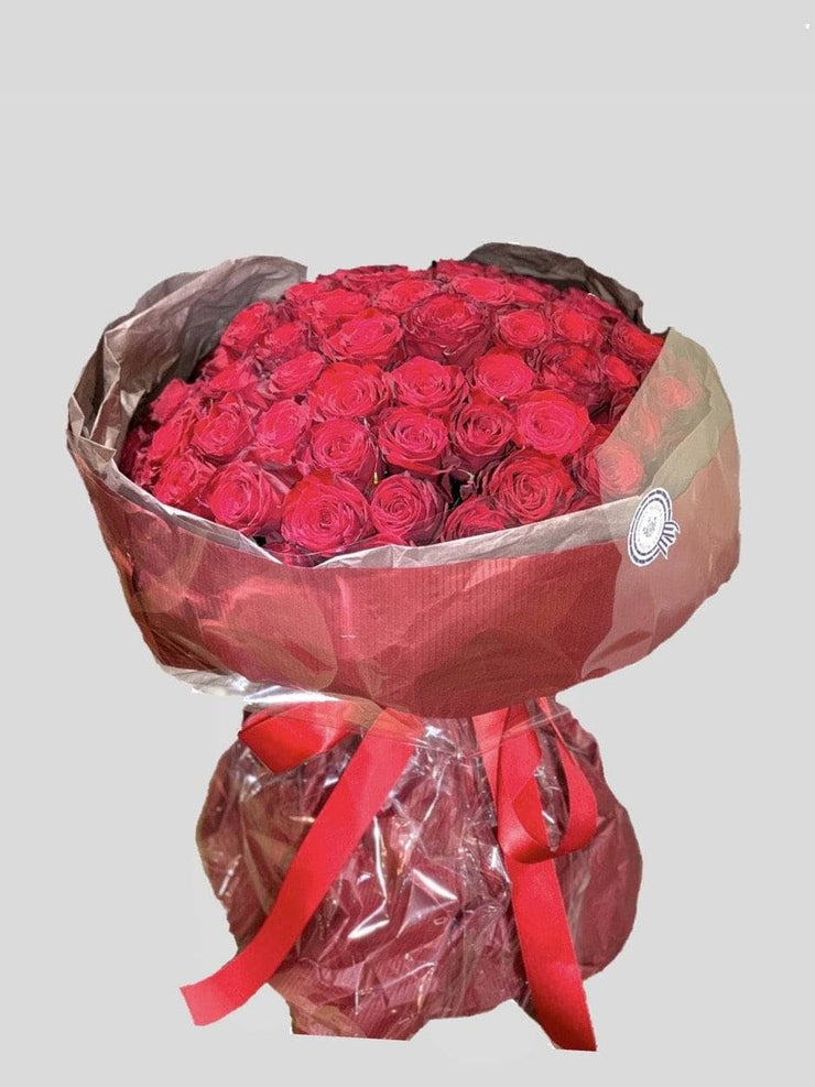 バラ99本の花束（プロポーズ ブーケ）-BLOOM&STRIPESオンラインショップ